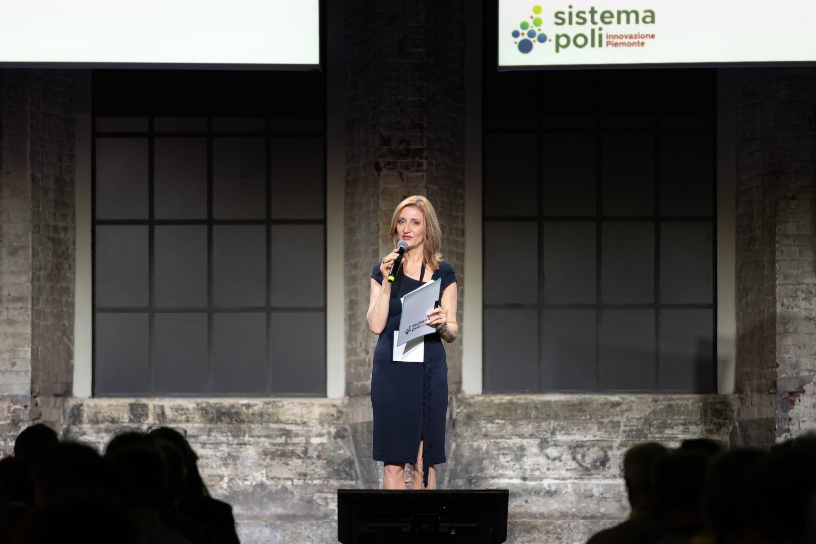 La moderatrice Paola Fontana