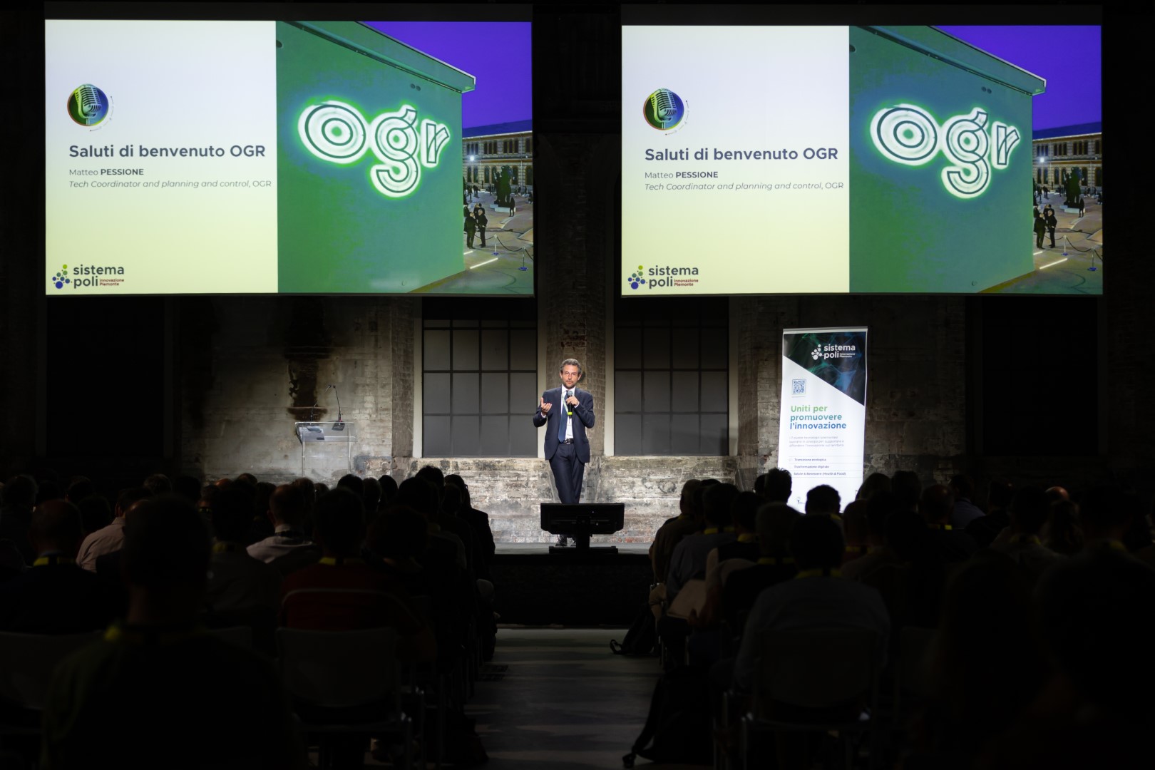 Matteo Pessone, saluti di benvenuto di OGR